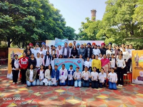 100 NSS volunteers from Guru Angad Dev Veterinary and Animal Sciences University, Ludhiana participated in the unity march to commemorate 150 years of Sardar Vallabhbhai Patel legacy in unifying India and promoting unity in diversity